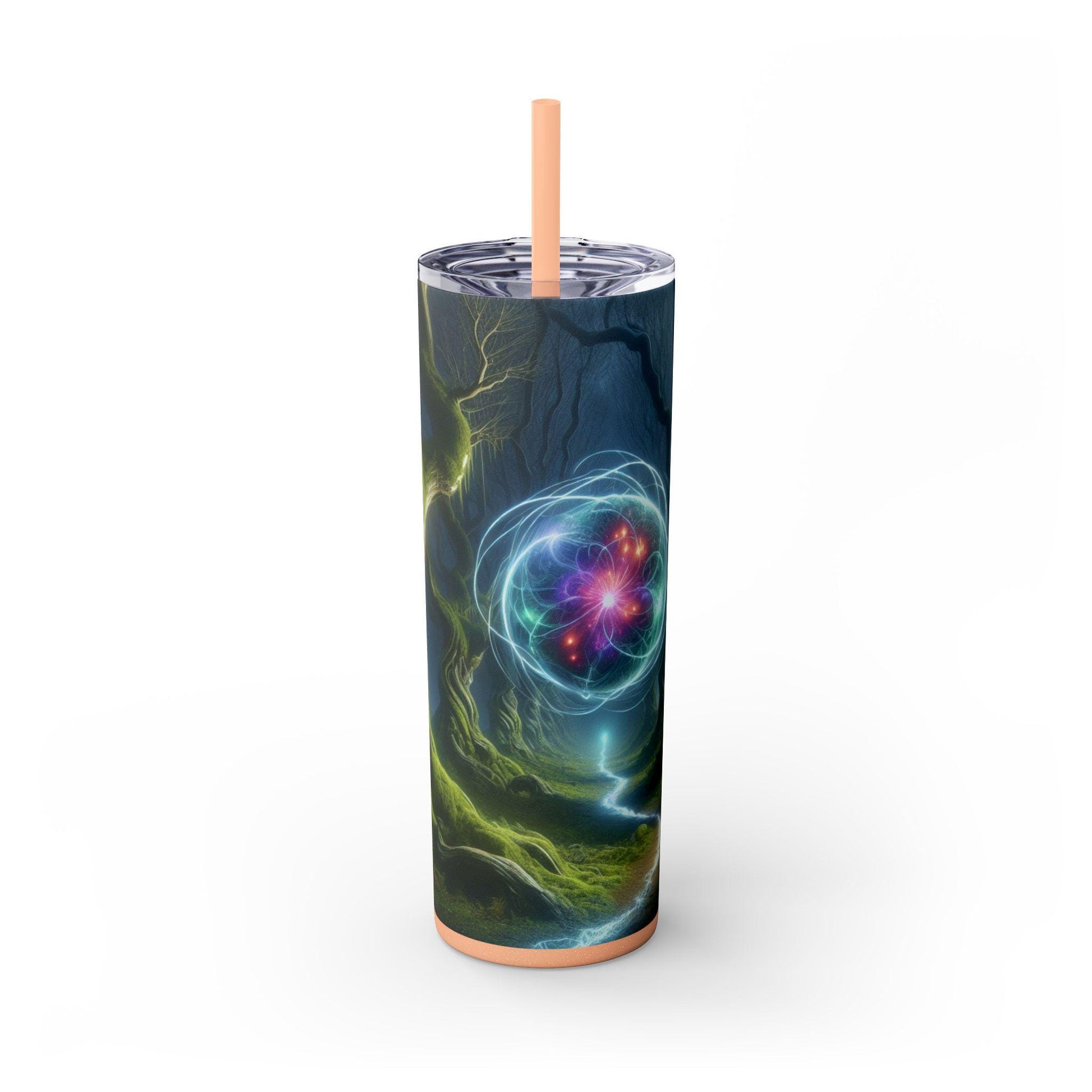 Space Continuum Forest 20oz Skinny Tumbler with Straw