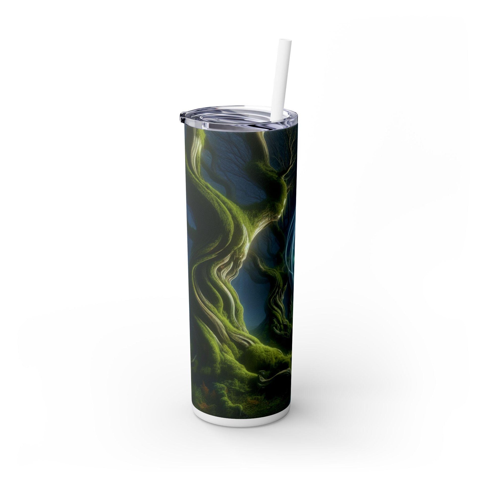 Space Continuum Forest 20oz Skinny Tumbler with Straw