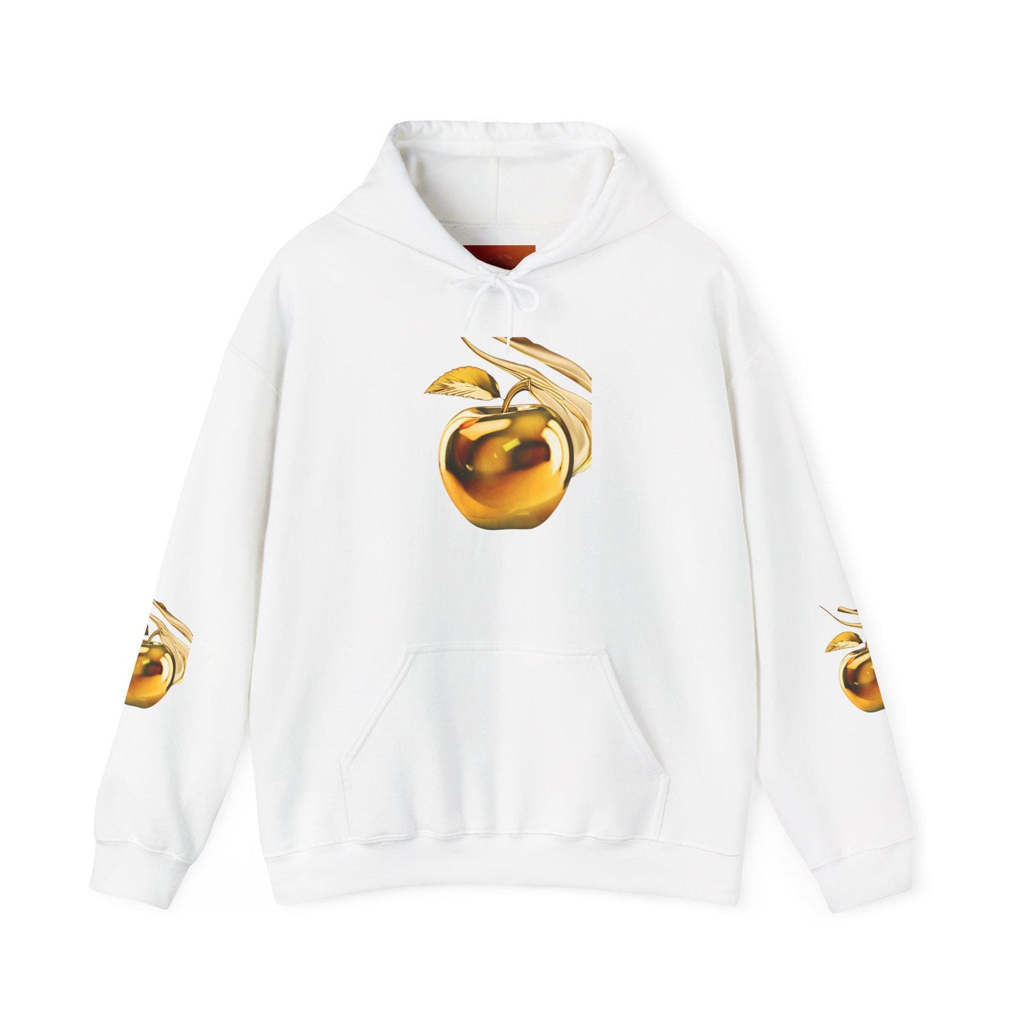 Golden Apple Hoodie, Fairytale Hooded Sweatshirt, Mythology Sweater, Fantasy Pullover, Cozy Mythical Jumper, Hoodie with Apple Design