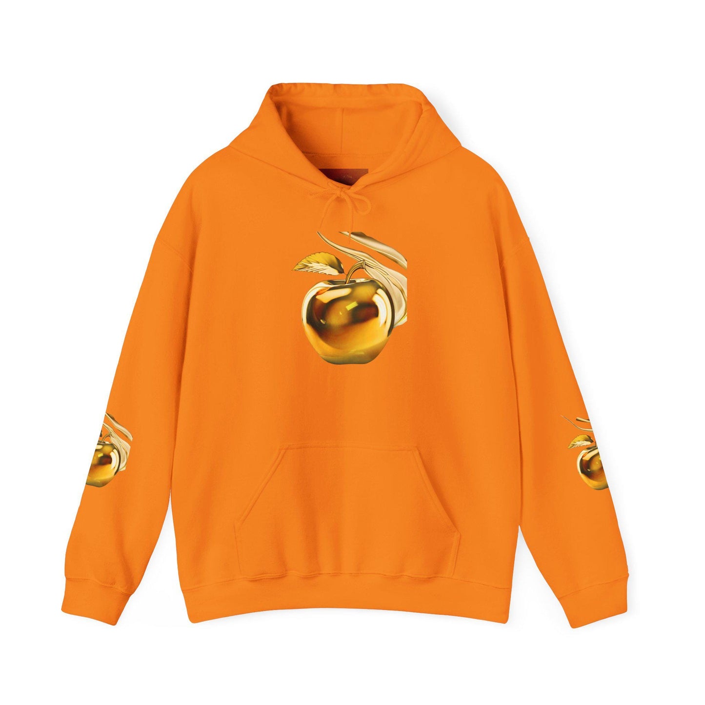 Golden Apple Hoodie, Fairytale Hooded Sweatshirt, Mythology Sweater, Fantasy Pullover, Cozy Mythical Jumper, Hoodie with Apple Design