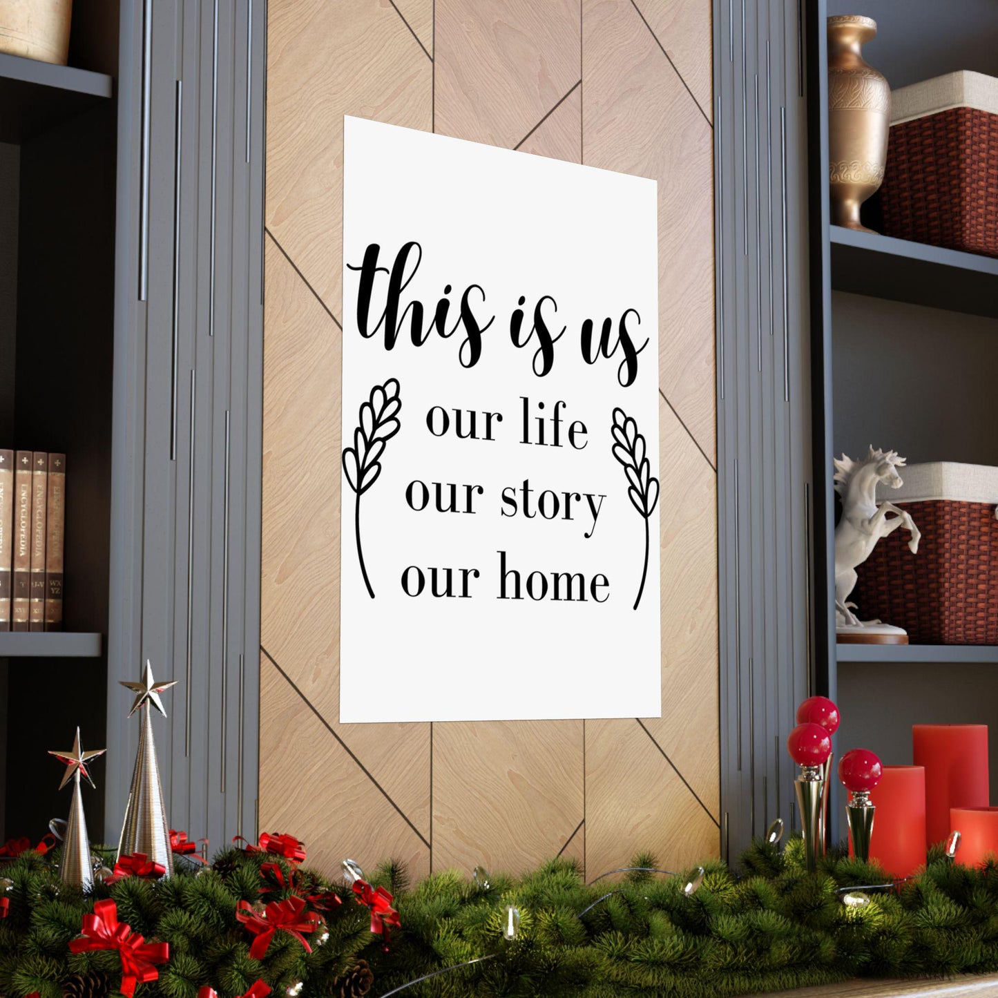 Vertical Posters, this is us, Matte Print, Wall Art Decor, Home Office Decoration, Family Photo Display