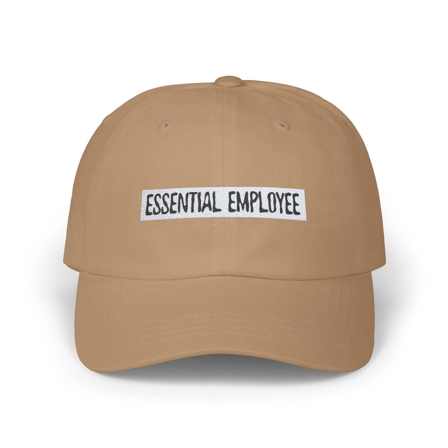 Embroidered Classic Dad Cap, Essential Employee Sarcasm, Funny Work Hat, Sarcastic Baseball Cap, Gift for Working Dad, Office Humor Headwear