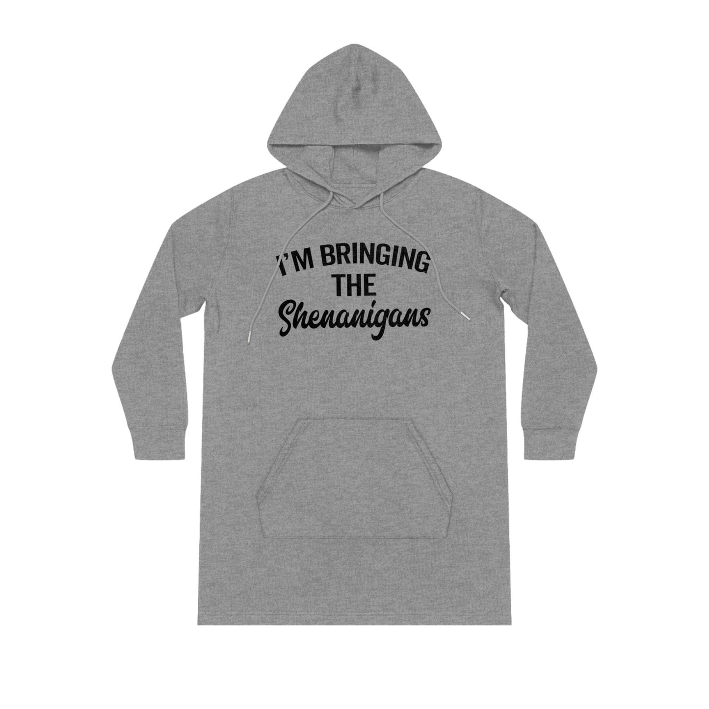 Shenanigans Fun Graphic Print Long Sleeve Pullover, Casual Sweatshirt Tunic, Comfy Jumper, Streetwear Fashion Outfit