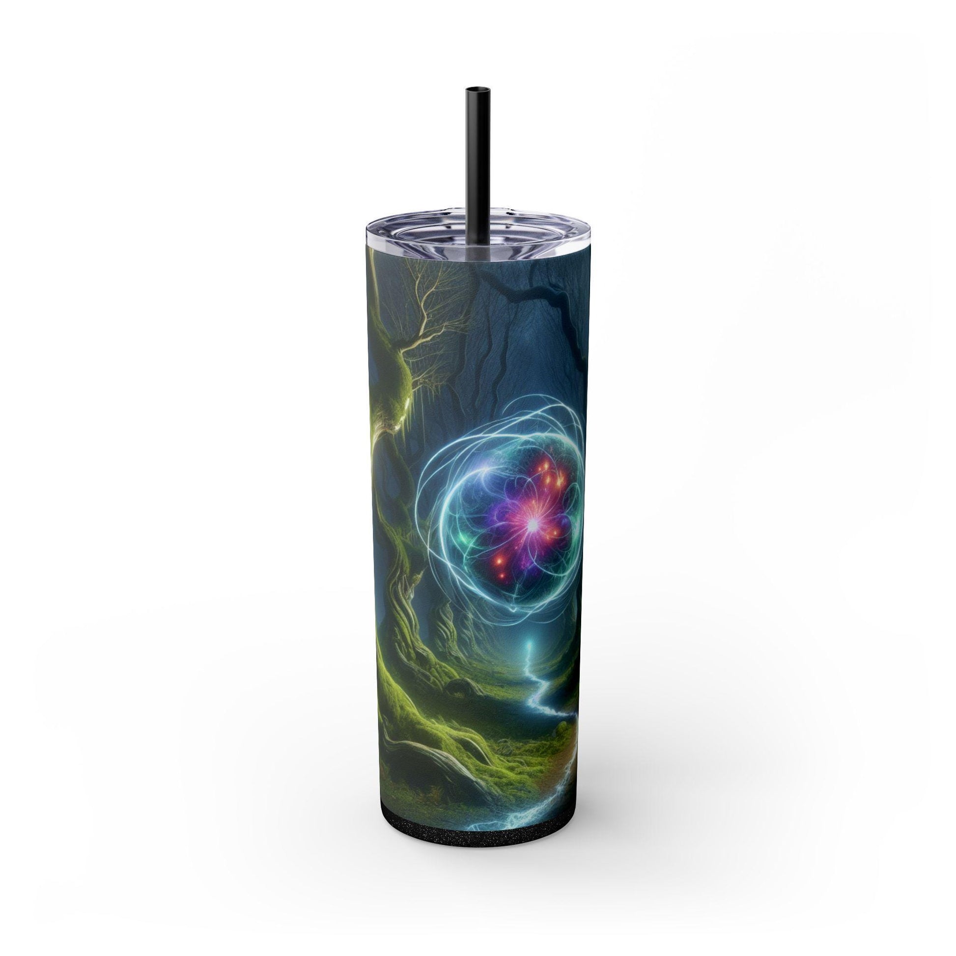 Space Continuum Forest 20oz Skinny Tumbler with Straw