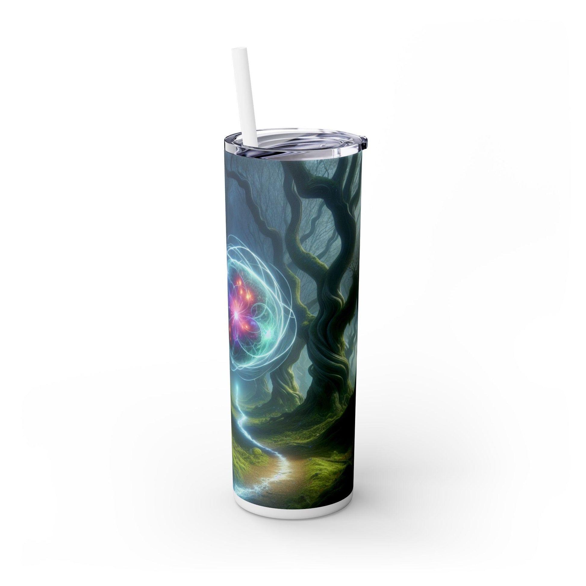 Space Continuum Forest 20oz Skinny Tumbler with Straw