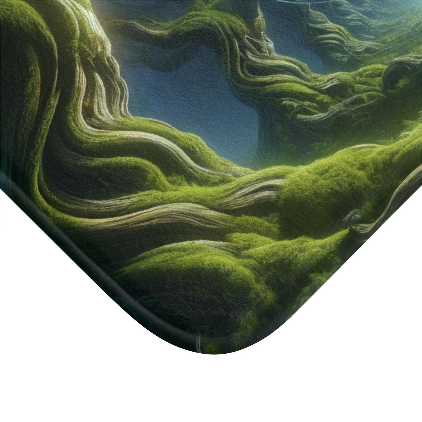 Space in the forest bath mat