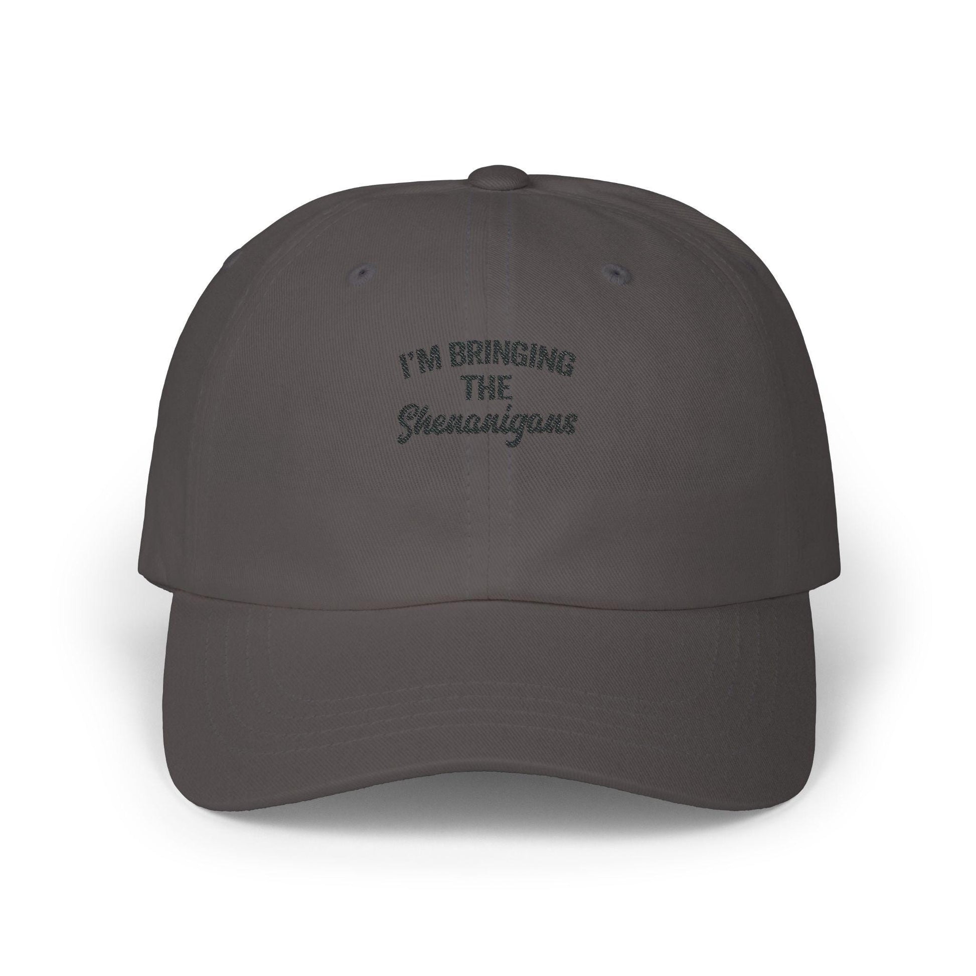 Shenanigans Enthusiasts - Funny Baseball Hat, Retro Style Dad Hat, Vintage Cap, Hipster Dad Cap, Distressed