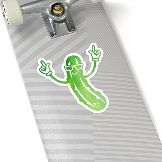 Dill Pickle Stickers, Foodie Sticker, Cute Pickle Decal, Laptop Decal, Water Bottle Sticker, Vinyl Sticker, Planner Sticker