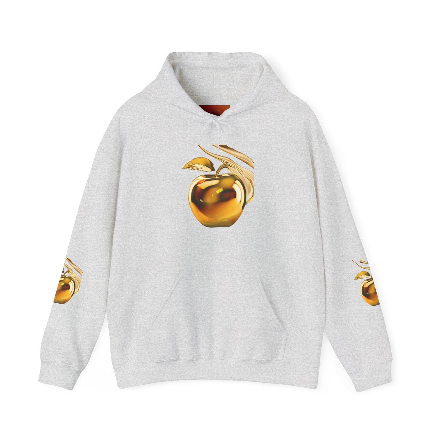 Golden Apple Hoodie, Fairytale Hooded Sweatshirt, Mythology Sweater, Fantasy Pullover, Cozy Mythical Jumper, Hoodie with Apple Design