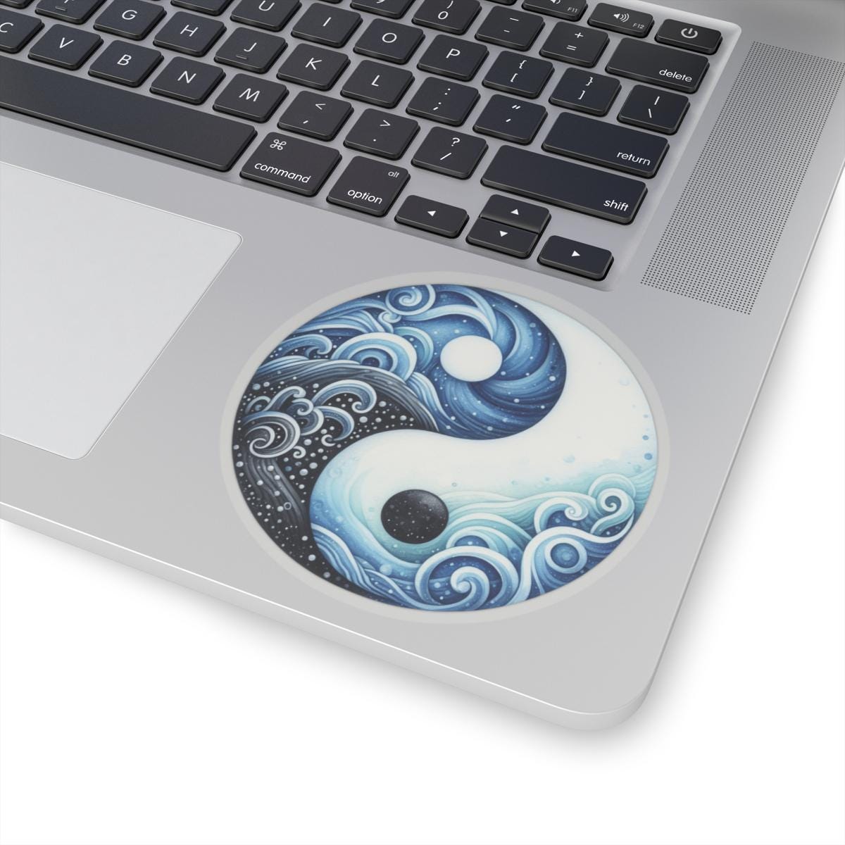 Water Sign Ying Yang Kiss-Cut Stickers, Astrology Decal, Laptop Decal, Car Window Sticker, Hydroflask Sticker, Weatherproof Sticker