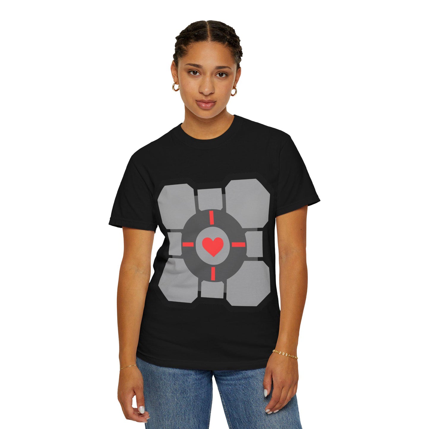 Portals Video Game Cube Unisex T-shirt, Gaming Tee, Gamer Gift, Retro Gamer Shirt, Vintage Gamer Shirt, Video Game Shirt