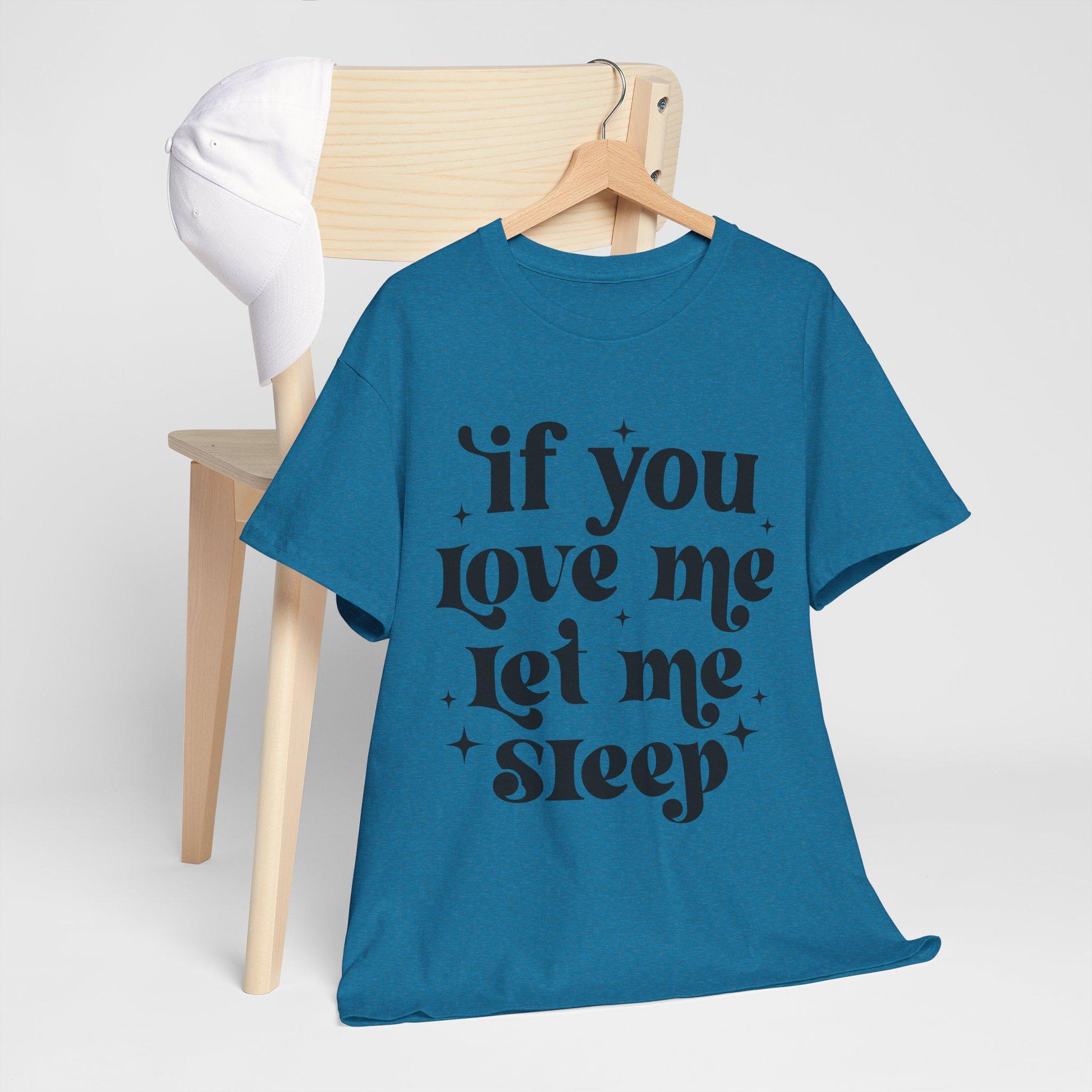 Valentines Let Me Sleep Unisex Tee, Valentines Day Shirt, Love Heart T-Shirt, Romantic Gift Idea, Couples Gift Shirt