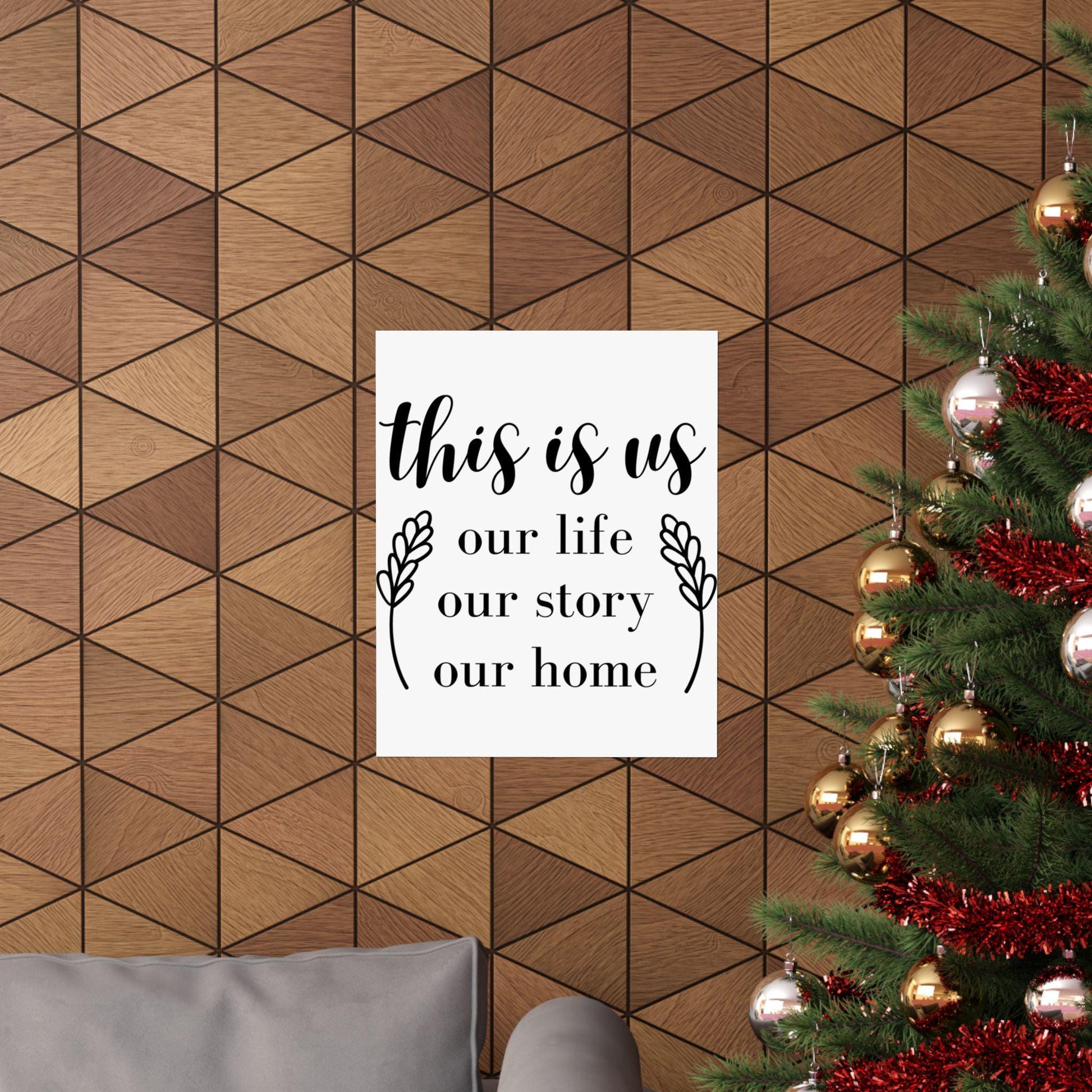 Vertical Posters, this is us, Matte Print, Wall Art Decor, Home Office Decoration, Family Photo Display