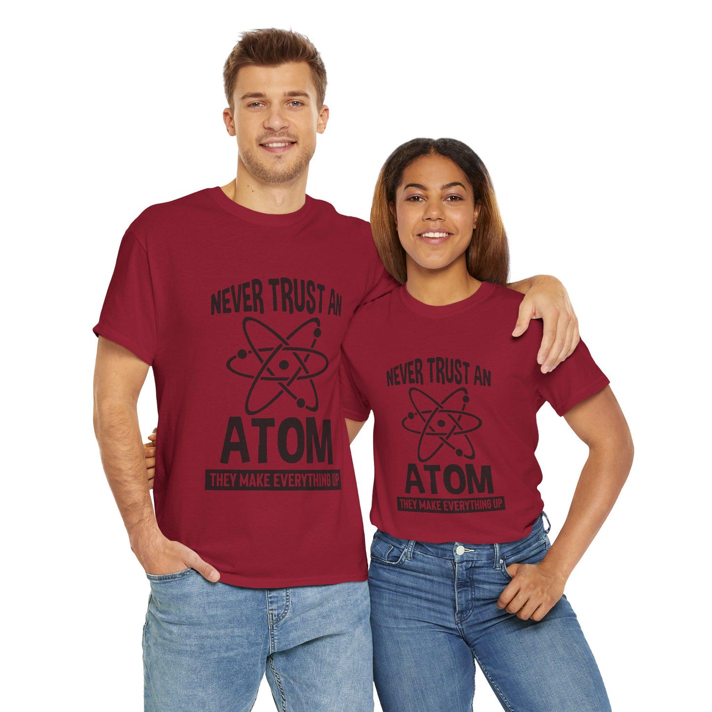 Funny Atom Joke T-Shirt, Science Pun Tee, Chemistry Shirt, Nerdy Physics Gift, Unisex Top