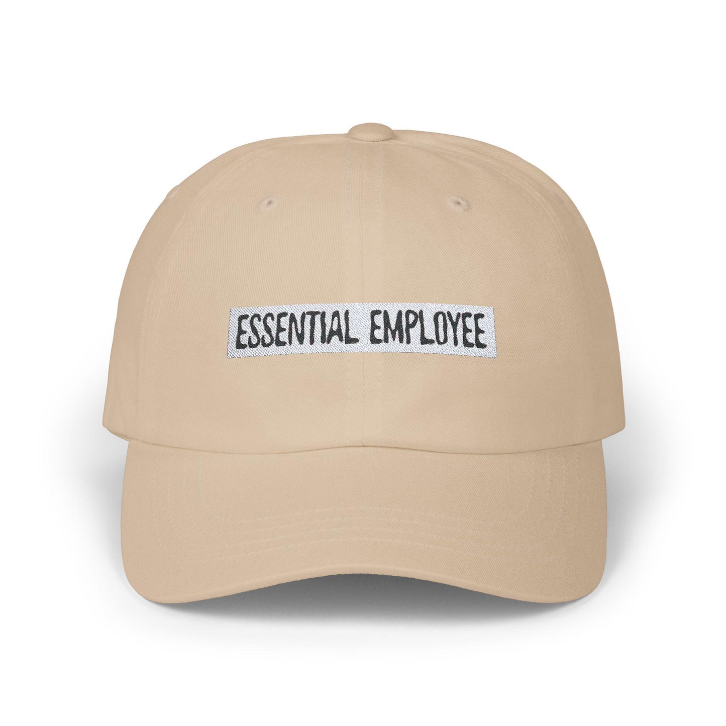 Embroidered Classic Dad Cap, Essential Employee Sarcasm, Funny Work Hat, Sarcastic Baseball Cap, Gift for Working Dad, Office Humor Headwear