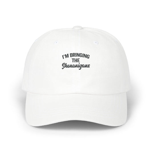 Shenanigans Enthusiasts - Funny Baseball Hat, Retro Style Dad Hat, Vintage Cap, Hipster Dad Cap, Distressed