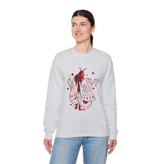 Mothman Sweatshirt, Cryptid Crewneck Jumper, Urban Legend Pullover, Paranormal Clothing, Mysterious Creature Top