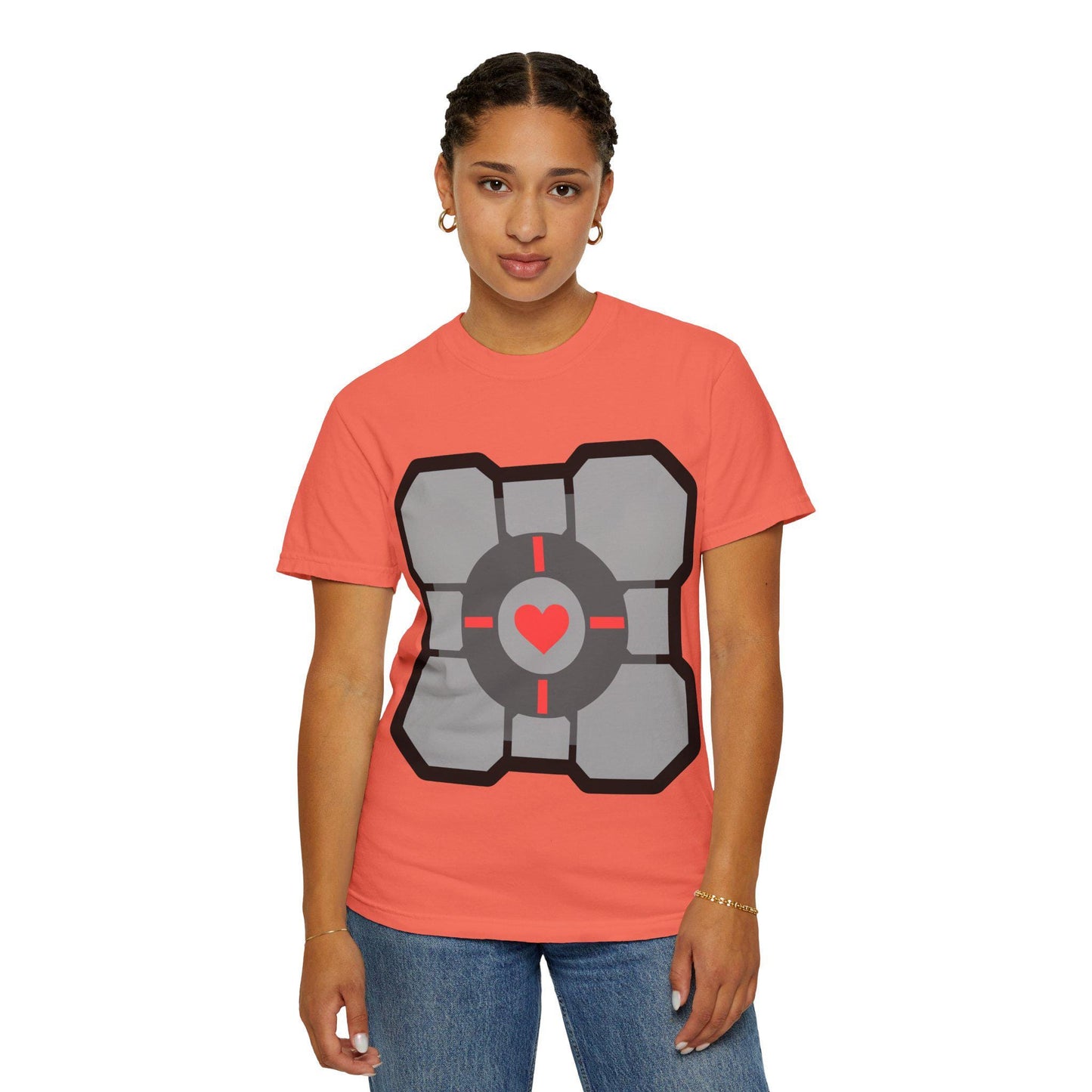 Portals Video Game Cube Unisex T-shirt, Gaming Tee, Gamer Gift, Retro Gamer Shirt, Vintage Gamer Shirt, Video Game Shirt