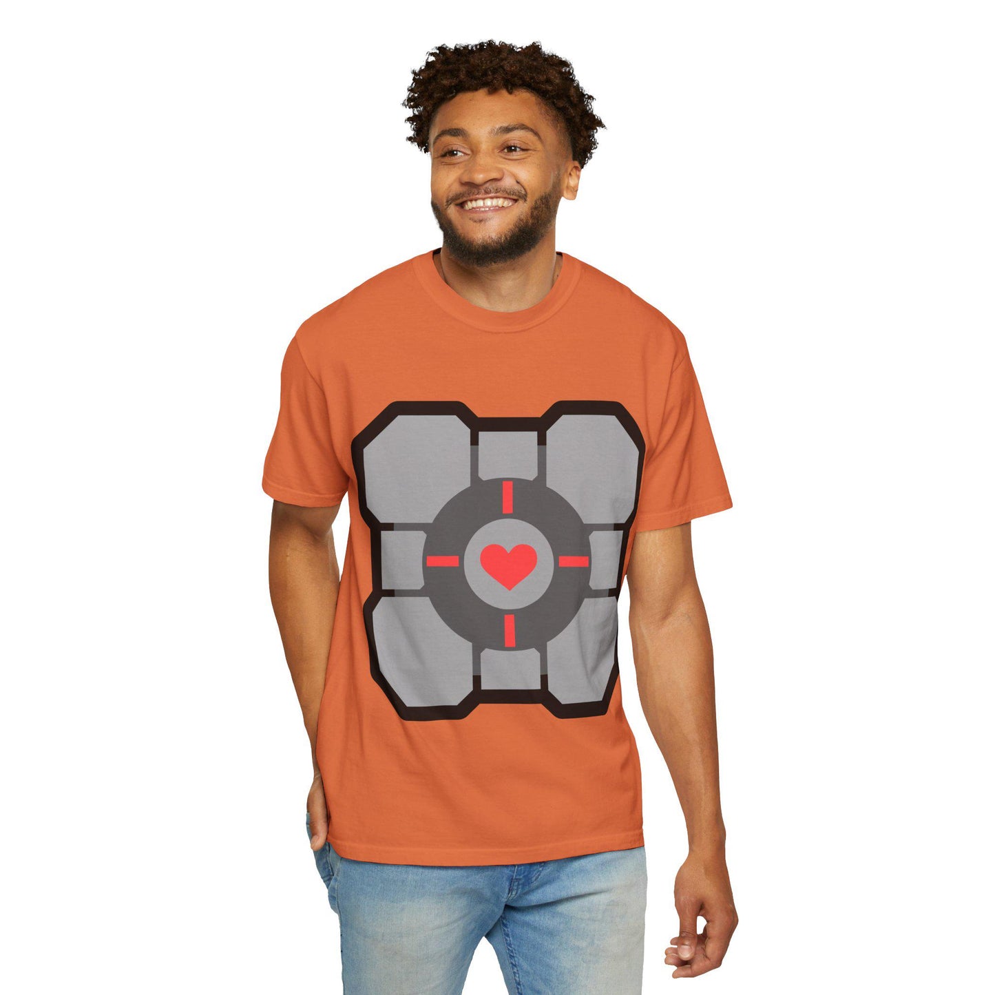 Portals Video Game Cube Unisex T-shirt, Gaming Tee, Gamer Gift, Retro Gamer Shirt, Vintage Gamer Shirt, Video Game Shirt