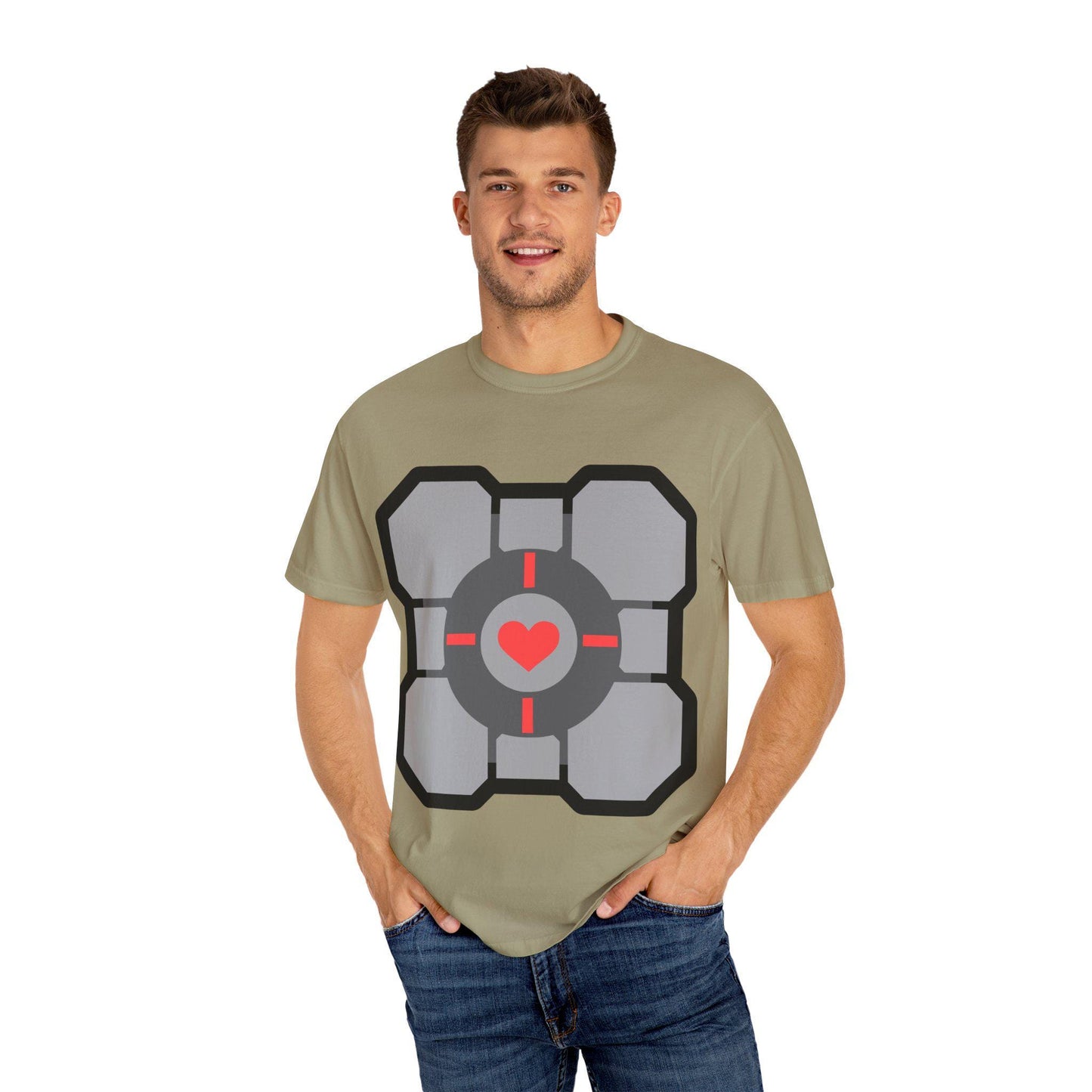 Portals Video Game Cube Unisex T-shirt, Gaming Tee, Gamer Gift, Retro Gamer Shirt, Vintage Gamer Shirt, Video Game Shirt