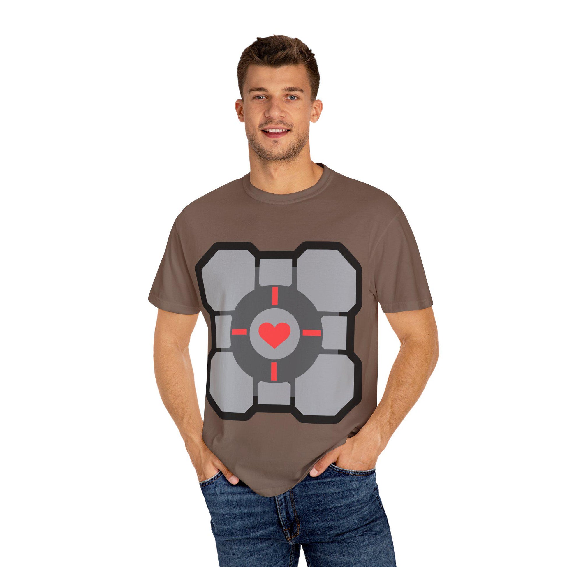 Portals Video Game Cube Unisex T-shirt, Gaming Tee, Gamer Gift, Retro Gamer Shirt, Vintage Gamer Shirt, Video Game Shirt