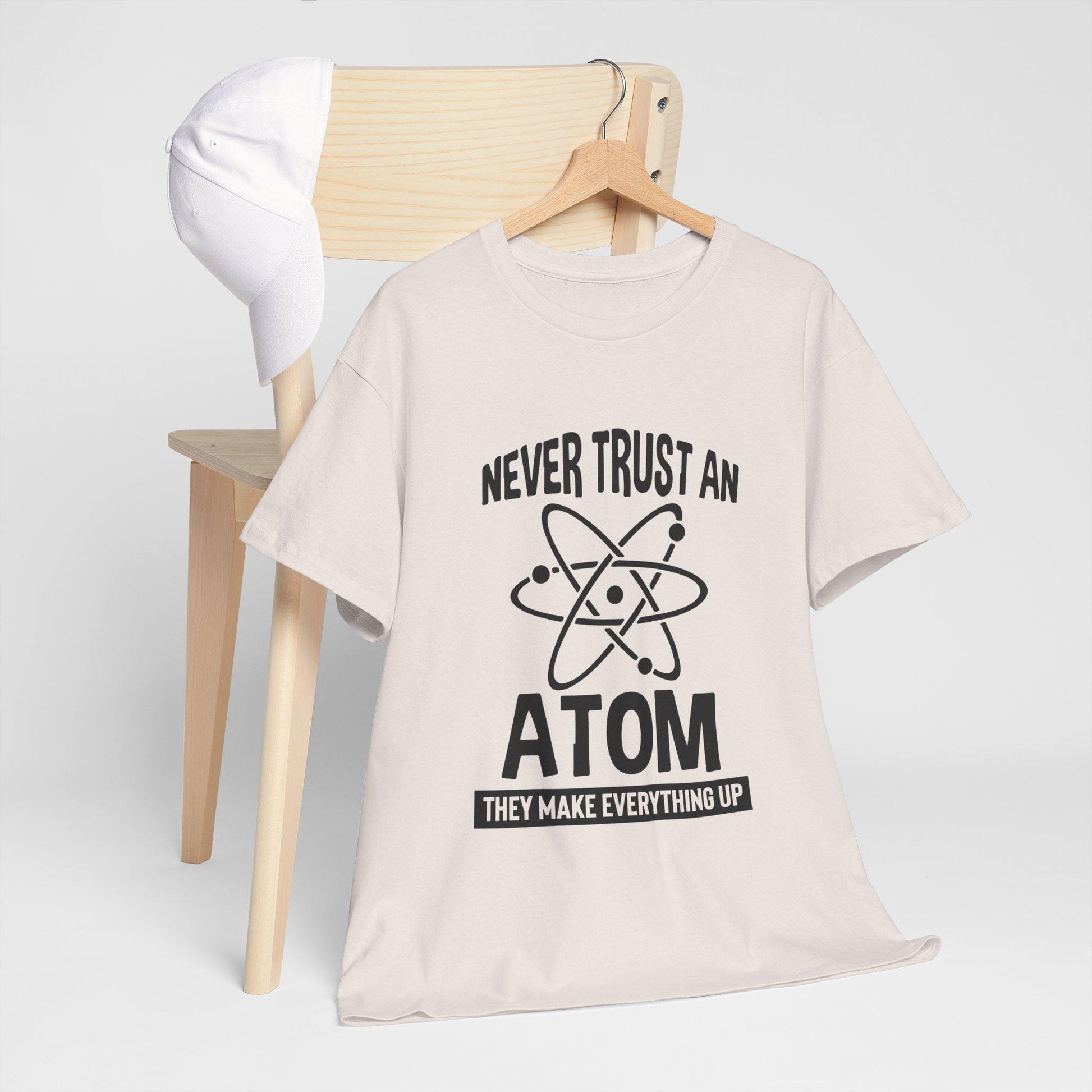 Funny Atom Joke T-Shirt, Science Pun Tee, Chemistry Shirt, Nerdy Physics Gift, Unisex Top